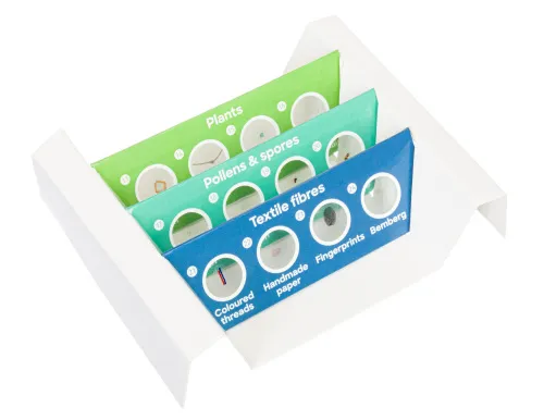 foto sada 12 hotových preparátů Levenhuk Discovery Flora,  2