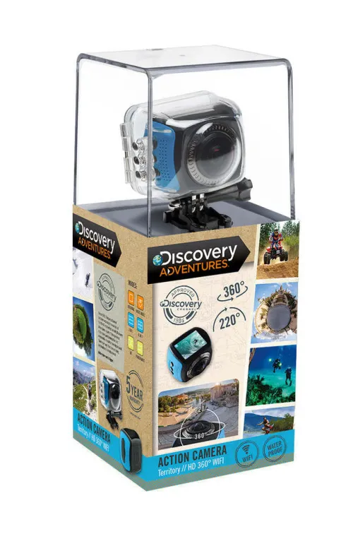 fotografie akční kamera Bresser Discovery Adventures Territory HD 360° Wi-Fi,  6