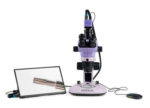 fotografie digitální stereomikroskop MAGUS Stereo D7T LCD BASE,  5