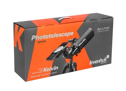 snímek fototeleskop Levenhuk Kelvin MAK60 mini AZ,  16