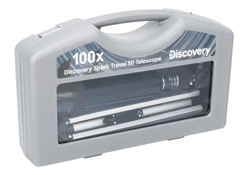 snímek hvězdářský dalekohled Levenhuk Discovery Spark Travel 50 s knížkou,  3