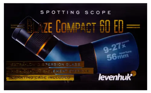 fotografie pozorovací dalekohled Levenhuk Blaze Compact 60 ED,  18