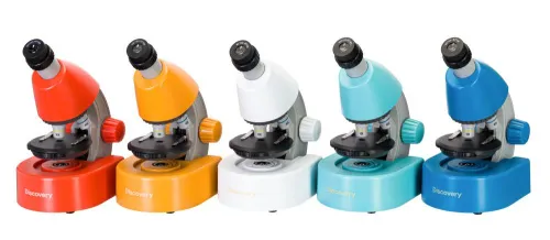 obrázek mikroskop se vzdělávací publikací Levenhuk Discovery Micro,  2