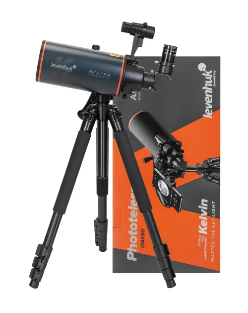 fotografie fototeleskop Levenhuk Kelvin MAK80 AZ,  2