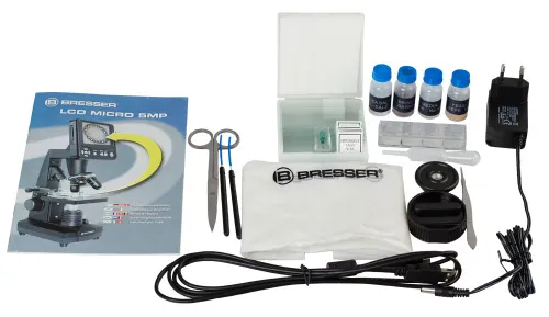 obrázek mikroskop Bresser LCD 50–2000x,  5