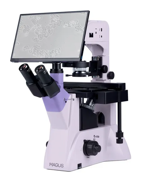 foto biologický inverzní digitální mikroskop MAGUS Bio VD350 LCD,  3
