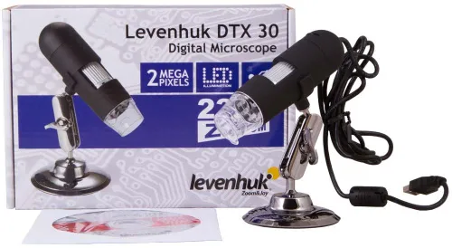 snímek digitální mikroskop Levenhuk DTX 30,  2