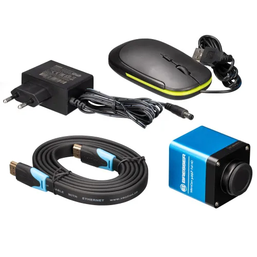 fotografie mikroskopový digitální fotoaparát Bresser MikroCam mini Full HD HDMI,  2