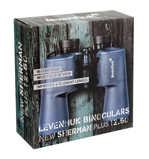 snímek binokulární dalekohled Levenhuk New Sherman PLUS 12x50,  13