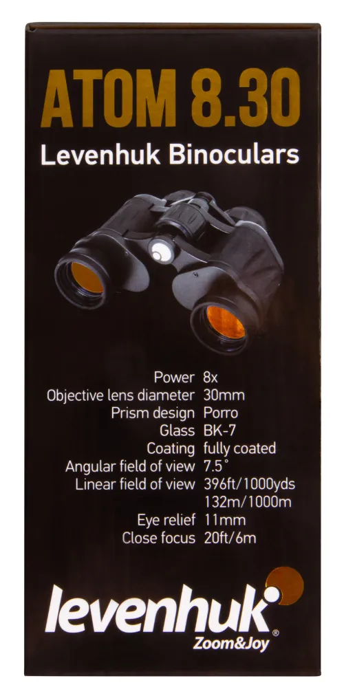 foto binokulární dalekohled Levenhuk Atom 8x30,  16