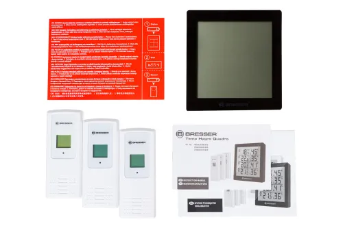 snímek meteostanice Bresser Temeo Hygro Quadro,  2