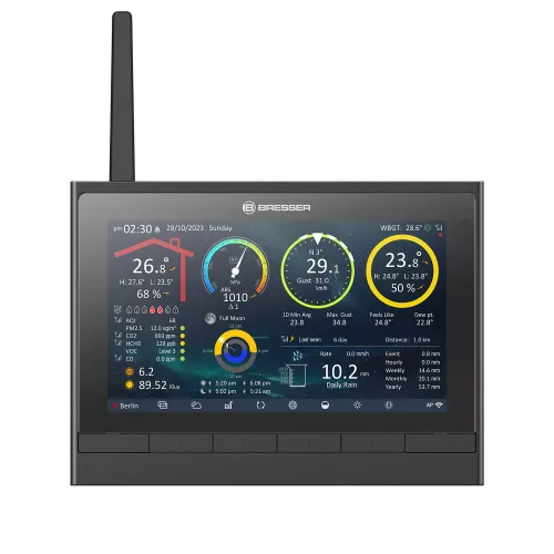 fotografie meteostanice Bresser 9-in-1 MeteoChamp HD s Wi-Fi,  5
