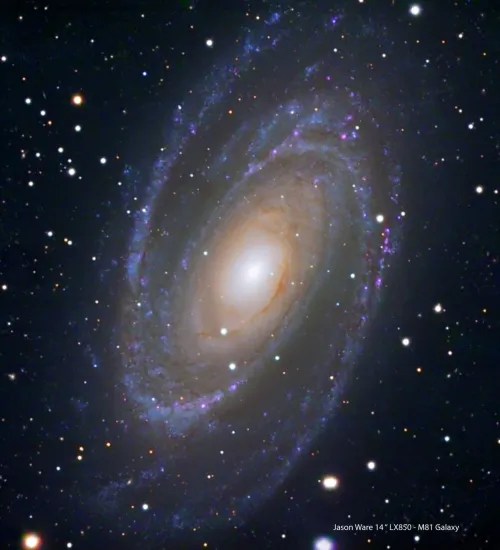 fotografie hvězdářský dalekohled Meade LX850 10'' F/8 ACF,  9