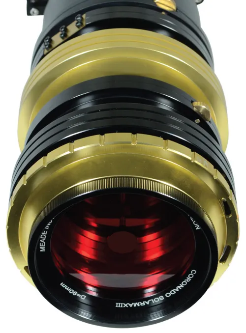 snímek dvojitý skládaný solární hvězdářský dalekohled Coronado SolarMax III 90 mm se systémem RichView a BF15,  8