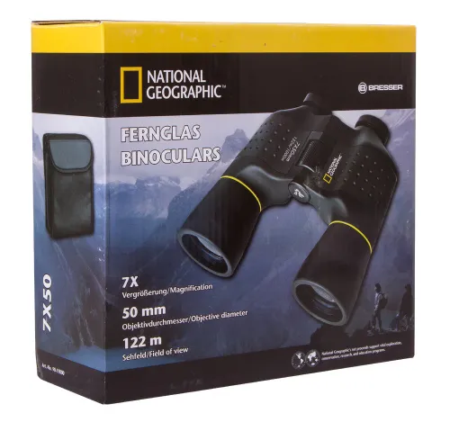 snímek binokulární dalekohled Bresser National Geographic 7x50,  8