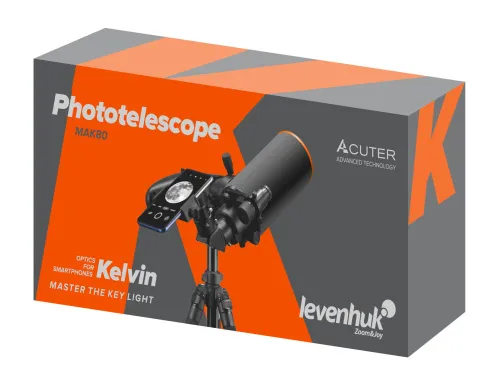 fotografie fototeleskop Levenhuk Kelvin MAK80 AZ,  13
