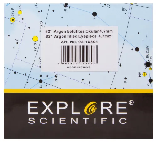 fotografie okulár Explore Scientific LER 82° 4,7 mm 1,25" (AR),  12