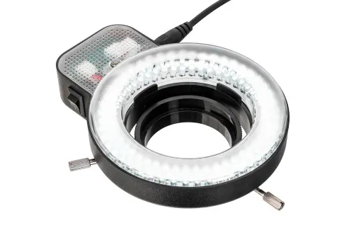 fotografie prstencové světlo MAGUS LED 144A se závitovým adaptérem,  2