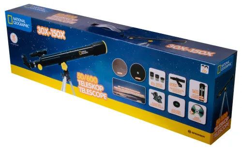 obrázek hvězdářský dalekohled Bresser National Geographic 50/600 AZ,  10