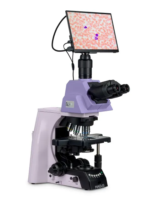 foto biologický digitální mikroskop MAGUS Bio D290T LCD,  3