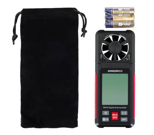 obrázek digitální anemometr Ermenrich Seek DN10,  6