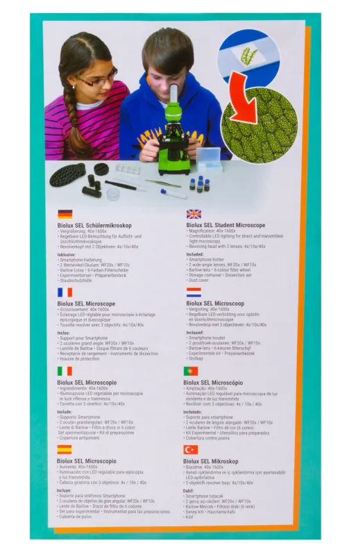 snímek mikroskop Bresser Junior Biolux SEL 40–1600x,  21