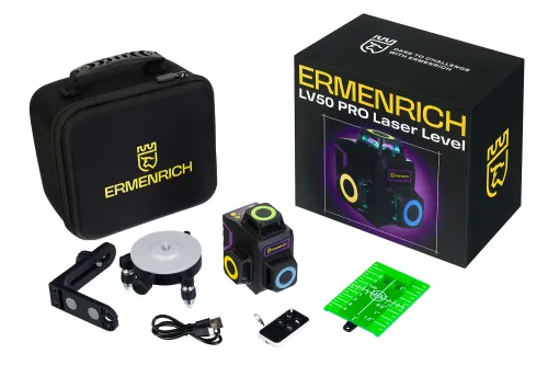 foto laserový nivelační přístroj Ermenrich PRO LV50,  2