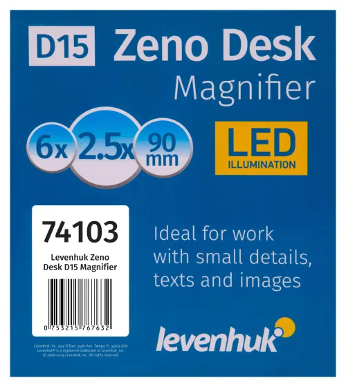 snímek lupa Levenhuk Zeno Desk D15,  12