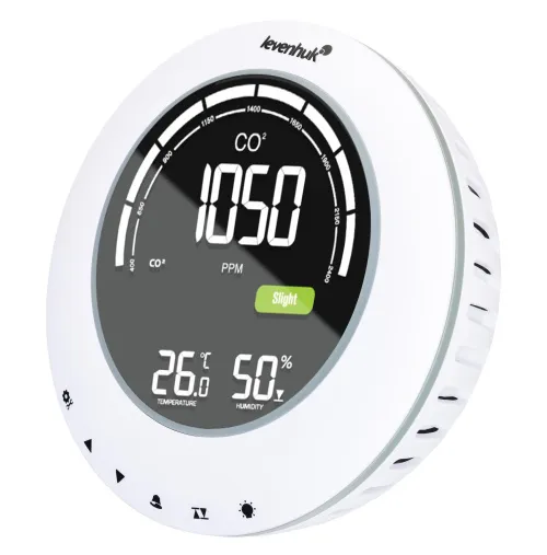 obrázek detektor hladiny koncentrace CO₂ Levenhuk Wezzer PLUS LP90,  4