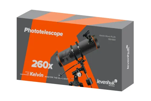 foto fototeleskop Levenhuk Kelvin Nova PLUS 130/650,  7