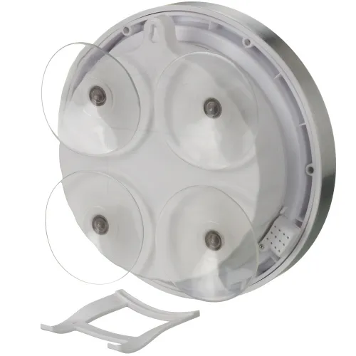 snímek hodiny na stěnu koupelny Bresser MyTime Bath, černá,  4