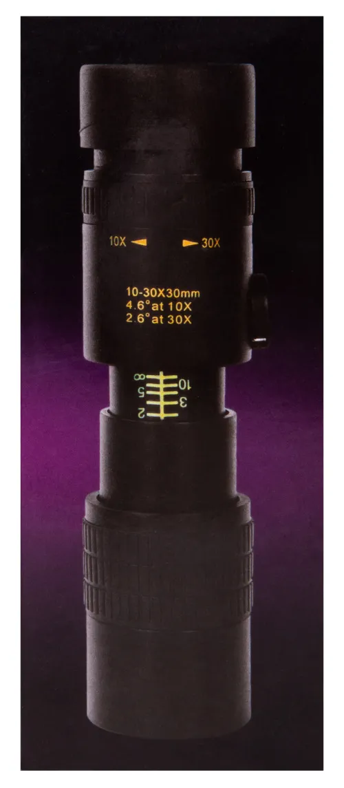 foto monokulární dalekohled Levenhuk Atom 10–30x30,  13
