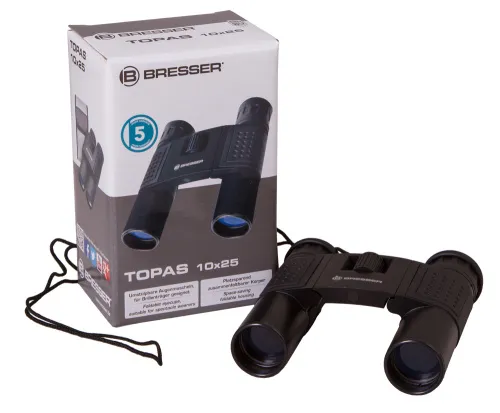 snímek binokulární dalekohled Bresser Topas 10x25,  7