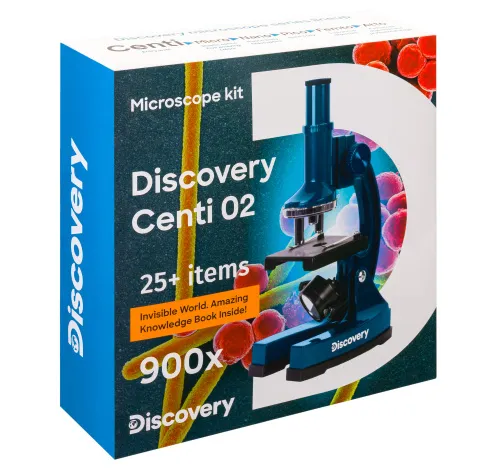 obrázek mikroskop Levenhuk Discovery Centi 02 s knížkou,  14