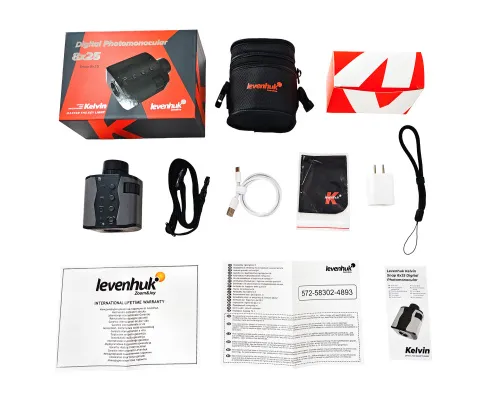 snímek digitální fotomonokulární dalekohled Levenhuk Kelvin Snap 8x25,  7