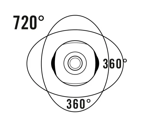 fotografie akční kamera Bresser Discovery Adventures HD 720° Android,  3