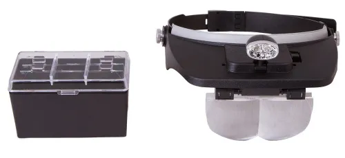 obrázek náhlavní lupa Levenhuk Zeno Vizor H3,  9