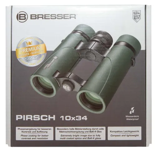 foto binokulární dalekohled Bresser Pirsch 10x34,  12