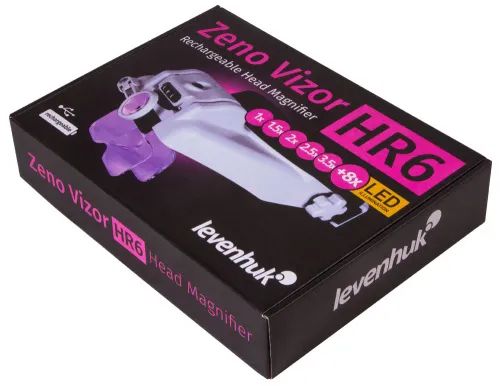 foto dobíjecí náhlavní lupa Levenhuk Zeno Vizor HR6,  14