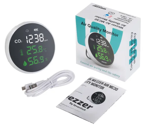 snímek monitor kvality ovzduší Levenhuk Wezzer Air MC30,  2