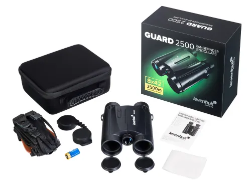 fotografie binokulární dalekohled Levenhuk Guard 2500 s dálkoměrem,  2