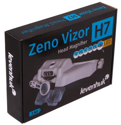 obrázek náhlavní lupa Levenhuk Zeno Vizor H7,  11