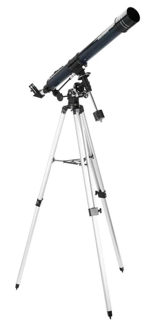 foto hvězdářský dalekohled Levenhuk Discovery Spark 709 EQ s knížkou,  8