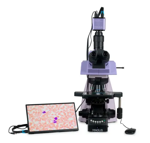 foto biologický digitální mikroskop MAGUS Bio D290T LCD,  8