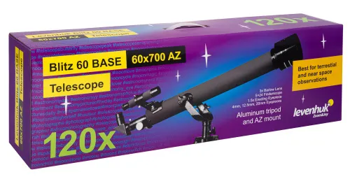 foto hvězdářský dalekohled Levenhuk Blitz 60 BASE,  12