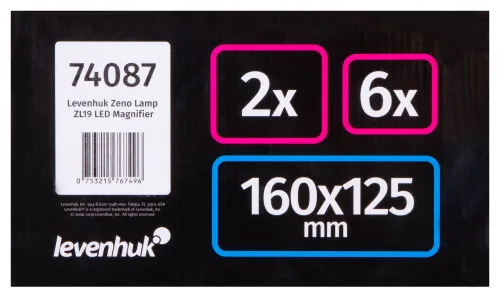 obrázek lupa Levenhuk Zeno Lamp ZL19 LED,  15