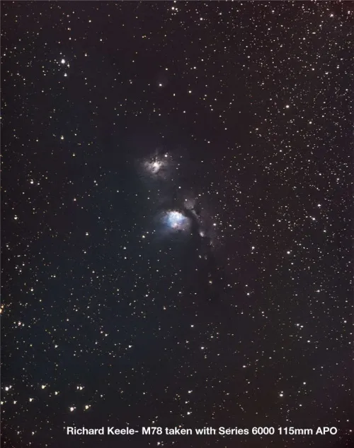 fotografie hvězdářský dalekohled Meade řady 6000 115 mm ED triplet APO OTA,  14