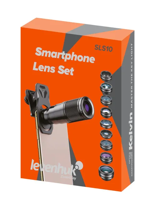 fotografie sada objektivů pro smartphone Levenhuk Kelvin SLS10,  8