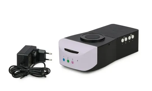 fotografie epi-fluorescenční nástavec MAGUS Epi-FL04M LED, fluorescenční filtrační kostky B/G/UV,  11