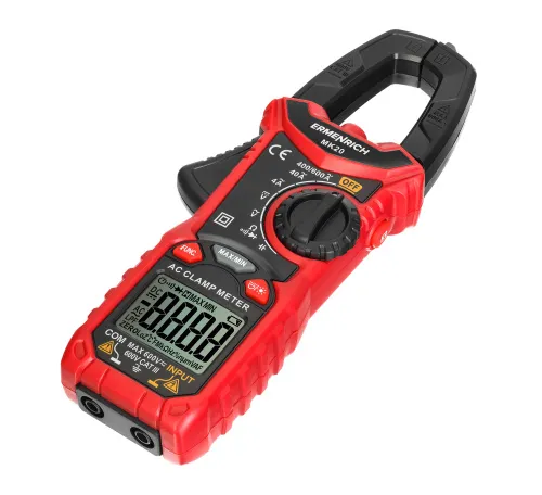 fotografie digitální klešťový měřič Ermenrich Ping MK20,  4